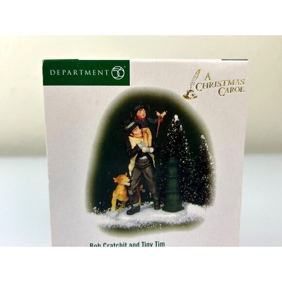 Department 56 Dickens Village Bob Cratchit Tiny Tim Heritage Collection Figure - Picture 4 of 13